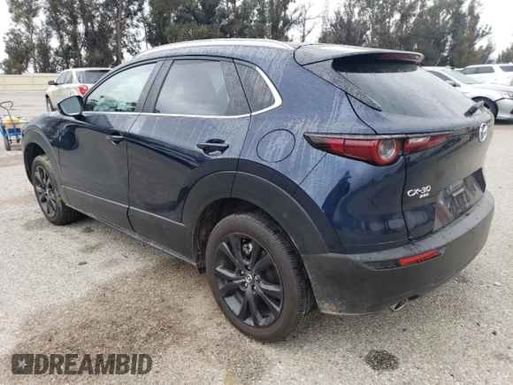 2024 Mazda CX-30 2.5 S Select Sport with VIN 3MVDMBBM5RM665504, listed as a Copart auction lot 50468265 with 5,738 mi miles and Salvage Title. Bid and sale history available at carsss.com. Image 2.