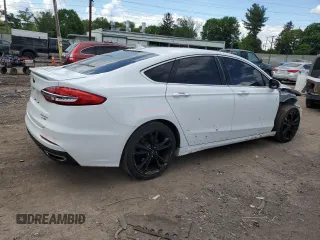 2020 Ford Fusion Titanium with VIN 3FA6P0D96LR152177, listed as a Copart auction lot 56161505 with 87,584 mi miles and Salvage title. Bid and sale history available at DreamBid. Image 3.
