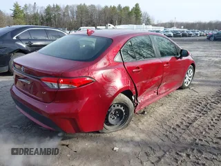 2022 Toyota Corolla LE with VIN JTDEPMAE3NJ214548, listed as a IAAI auction lot 41921491 with 29,878 mi miles and . Bid and sale history available at carsss.com. Image 4.
