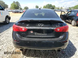 2015 Infiniti Q50 Premium with VIN JN1BV7AR1FM400234, listed as a Copart auction lot 56018895 with 96,695 mi miles and Clean Title. Bid and sale history available at DreamBid. Image 6.