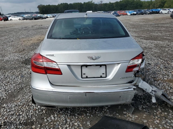 2012 Hyundai Genesis 4.6L with VIN KMHGC4DF8CU177920, listed as a Copart auction lot 73369394 with 134,859 mi miles and Salvage Title. Bid and sale history available at carsss.com. Image 6.