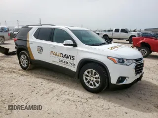 2021 Chevrolet Traverse LT Cloth with VIN 1GNERGKW9MJ166577, listed as a Copart auction lot 56857305 with 109,294 mi miles and Salvage title. Bid and sale history available at DreamBid. Image 4.