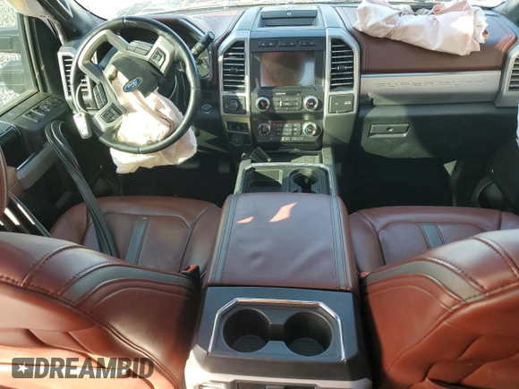2020 Ford F-250 XL with VIN 1FT7W2BT0LED45102, listed as a Copart auction lot 51644355 with Not provided miles and Salvage title. Bid and sale history available at DreamBid. Image 8.