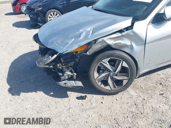 2023 Hyundai Elantra SEL with VIN 5NPLS4AG1PH092789, listed as a IAAI auction lot 41739086 with 26,231 mi miles and . Bid and sale history available at DreamBid. Image 6.