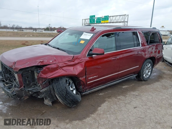 2016 GMC Yukon XL Denali with VIN 1GKS1HKJXGR453840, listed as a IAAI auction lot 41057135 with 105,469 mi miles. Bid and sale history available at carsss.com. Image 2.