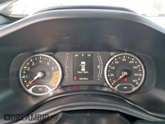 2020 Jeep Renegade Sport with VIN ZACNJAAB2LPL71956, listed as a Copart auction lot 65133485 with 102,103 mi miles and Salvage title. Bid and sale history available at DreamBid. Image 9.