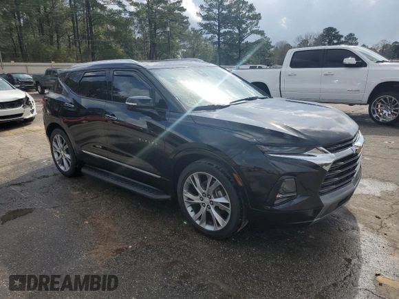 2019 Chevrolet Blazer Premier with VIN 3GNKBFRS1KS605089, listed as a Copart auction lot 44429355 with 28,665 mi miles and Salvage title. Bid and sale history available at DreamBid. Image 4.