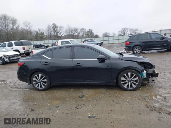 2020 Nissan Sentra SV with VIN 3N1AB8CV4LY292687, listed as a IAAI auction lot 41430519 with 112,955 mi miles. Bid and sale history available at carsss.com. Image 14.