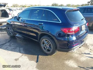 2020 Mercedes-Benz GLC with VIN W1N0G8DB2LF780664, listed as a IAAI auction lot 41099477 with 45,729 mi miles. Bid and sale history available at carsss.com. Image 3.