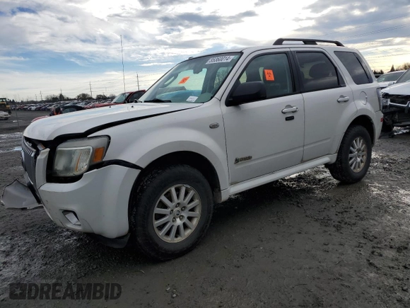 2009 Mercury Mariner Hybrid z VIN 4M2CU29309KJ04980, wystawiony jako Copart lot #85360014 z przebiegiem 166 860 mil mil oraz Szkoda całkowita • Salvage title. Historia ofert i sprzedaży dostępna na DreamBid. Obrazek 1.