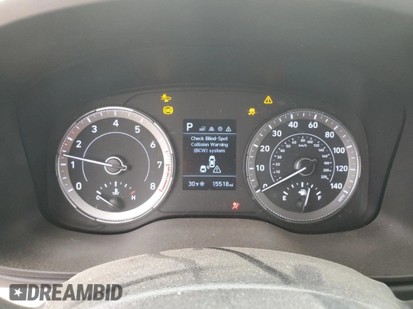 2022 Hyundai Venue SEL with VIN KMHRC8A34NU173473, listed as a Copart auction lot 44974405 with 15,518 mi miles and Salvage Title. Bid and sale history available at DreamBid. Image 9.