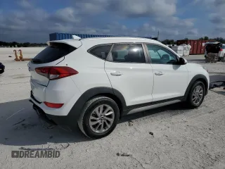 2018 Hyundai Tucson SEL Plus with VIN KM8J33A44JU808422, listed as a Copart auction lot 45018025 with 65,161 mi miles and Salvage Title. Bid and sale history available at carsss.com. Image 3.