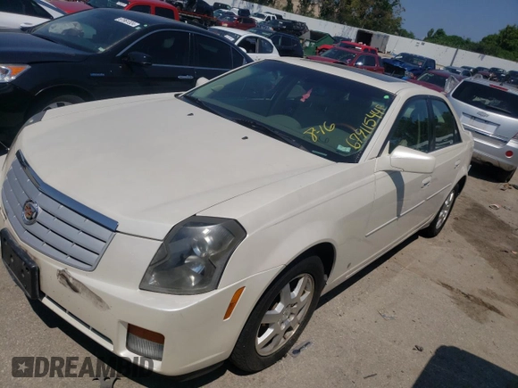 2007 Cadillac CTS with VIN 1G6DP577070162690, listed as a Copart auction lot 67911544 with 135,216 mi miles and Salvage Title. Bid and sale history available at carsss.com. Image 1.