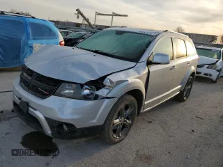 2014 Dodge Journey Crossroad with VIN 3C4PDDGG6ET291062, listed as a Copart auction lot 48731125 with 216,118 mi miles and Salvage title. Bid and sale history available at DreamBid. Image 1.