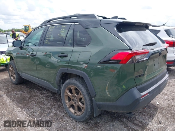 2024 Toyota RAV4 Hybrid LE with VIN 2T3UWRFV4RW219138, listed as a IAAI auction lot 42268211 with 12,423 mi miles and . Bid and sale history available at DreamBid. Image 3.