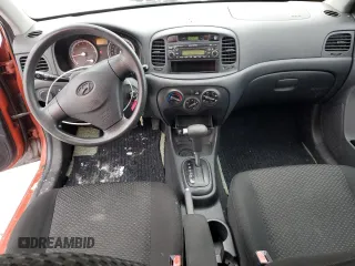 2008 Hyundai Accent Man L with VIN KMHCN35C48U087324, listed as a Copart auction lot 85001354 with 167,667 mi miles and Salvage Title. Bid and sale history available at carsss.com. Image 8.