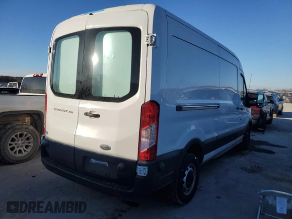 2015 Ford Transit Cargo with VIN 1FTNR2CM1FKA04643, listed as a Copart auction lot 83470614 with 260,133 mi miles and Salvage title. Bid and sale history available at DreamBid. Image 3.