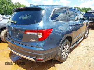 2022 Honda Pilot EX-L с VIN 5FNYF6H53NB023298, выставлен на аукционе IAAI как лот 42255379 с пробегом 38 382 миль миль и . История ставок и продаж доступна на DreamBid. Изображение 4.