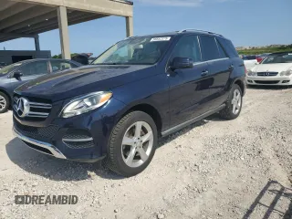 2017 Mercedes-Benz GLE 350 with VIN 4JGDA5JB6HA815669, listed as a Copart auction lot 58552375 with 81,186 mi miles and Salvage title. Bid and sale history available at DreamBid. Image 1.