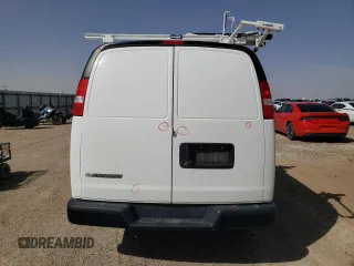2023 Chevrolet Express Cargo Van with VIN 1GCWGAFP0P1232439, listed as a Copart auction lot 49666885 with 74,389 mi miles and Clean Title. Bid and sale history available at carsss.com. Image 6.