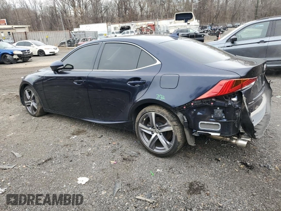 2018 Lexus IS with VIN JTHC81D2XJ5029211, listed as a Copart auction lot 84718274 with 28,290 mi miles and Salvage Title. Bid and sale history available at carsss.com. Image 2.