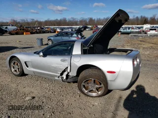 2002 Chevrolet Corvette with VIN 1G1YY22G325120729, listed as a Copart auction lot 87853405 with 58,861 mi miles and Salvage Title. Bid and sale history available at carsss.com. Image 2.