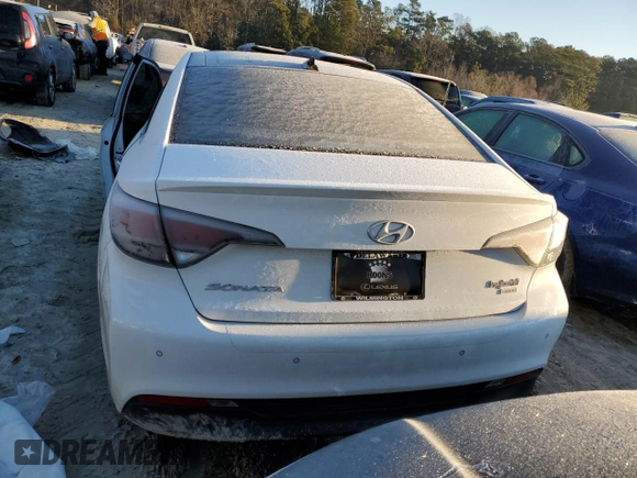 2017 Hyundai Sonata Hybrid Limited with VIN KMHE34L34HA065123, listed as a Copart auction lot 71990642 with 0 mi miles. Bid and sale history available at carsss.com. Image 6.