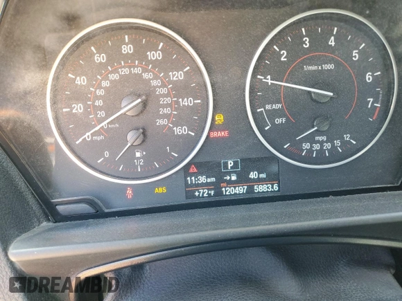 2016 BMW 2 Series M235i with VIN WBA1J7C59GV359763, listed as a Copart auction lot 81778914 with 120,497 mi miles and Salvage title. Bid and sale history available at DreamBid. Image 9.