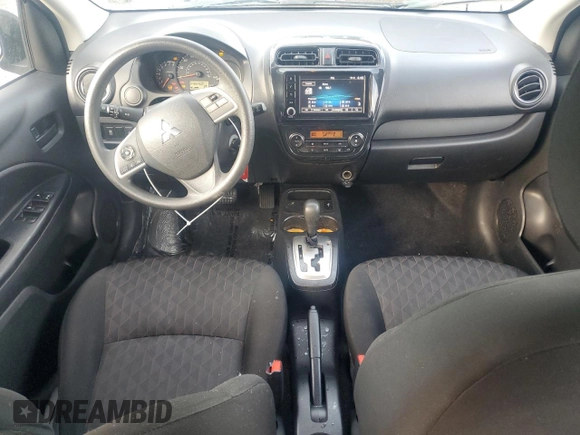 2022 Mitsubishi Mirage ES with VIN ML32AUHJXNH003347, listed as a Copart auction lot 44805205 with 48,546 mi miles and Salvage title. Bid and sale history available at DreamBid. Image 8.