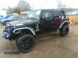 2007 Jeep Wrangler Unlimited X with VIN 1J4GA39177L147346, listed as a IAAI auction lot 41825501 with 163,027 mi miles and . Bid and sale history available at DreamBid. Image 2.