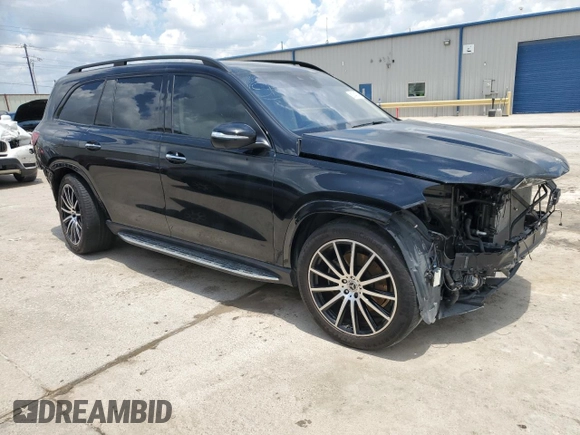 2022 Mercedes-Benz GLS 450 with VIN 4JGFF5KE0NA716893, listed as a Copart auction lot 58740754 with 18,212 mi miles and Clean Title. Bid and sale history available at DreamBid. Image 4.