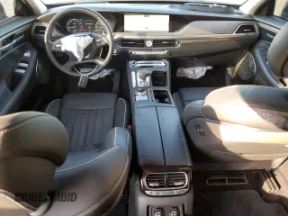 2022 Genesis G90 3.3T Premium with VIN KMTF34PA3NU096425, listed as a Copart auction lot 44534365 with 33,089 mi miles and Salvage Title. Bid and sale history available at carsss.com. Image 8.