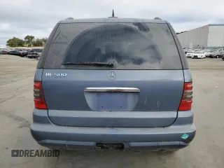 2005 Mercedes-Benz M-Class 5.0L with VIN 4JGAB75E75A541376, listed as a Copart auction lot 66738504 with 61,592 mi miles and Salvage Title. Bid and sale history available at carsss.com. Image 6.
