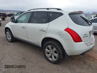 2007 Nissan Murano S with VIN JN8AZ08W17W615235, listed as a IAAI auction lot 41539442 with 200,342 mi miles and . Bid and sale history available at DreamBid. Image 3.