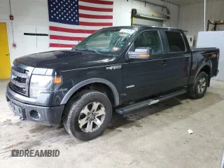 2013 Ford F-150 XL with VIN 1FTFW1ETXDFC75525, listed as a Copart auction lot 55118495 with 157,018 mi miles and Clean Title. Bid and sale history available at carsss.com. Image 1.