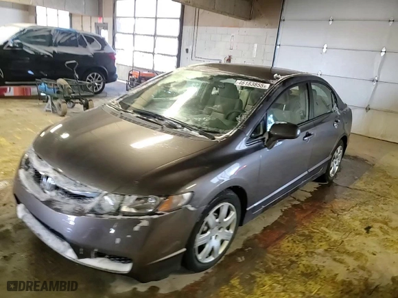 2009 Honda Civic Sdn LX with VIN 19XFA16519E019919, listed as a Copart auction lot 46183855 with 79,141 mi miles and Clean Title. Bid and sale history available at carsss.com. Image 10.