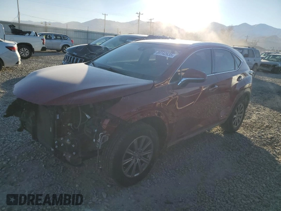 2018 Lexus NX with VIN JTJBARBZ4J2162707, listed as a Copart auction lot 89142635 with 47,038 mi miles and Salvage Title. Bid and sale history available at carsss.com. Image 1.