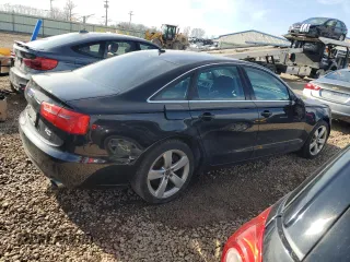 2012 Audi A6 3.0T Premium Plus with VIN WAUBGAFC3CN007279, listed as a Copart auction lot 50125415 with 126,408 mi miles and Salvage Title. Bid and sale history available at carsss.com. Image 3.