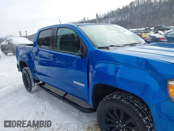 2021 GMC Canyon 4WD Elevation with VIN 1GTG6CEN9M1247181, listed as a IAAI auction lot 41285616 with 46,080 mi miles. Bid and sale history available at carsss.com. Image 6.