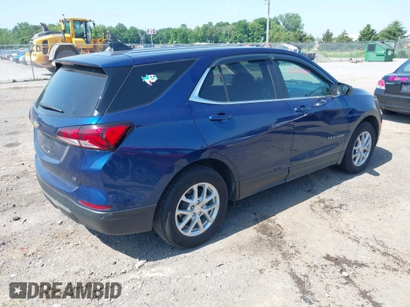 2023 Chevrolet Equinox LT with VIN 3GNAXKEG5PS148513, listed as a IAAI auction lot 42556917 with 17,732 mi miles and . Bid and sale history available at DreamBid. Image 4.