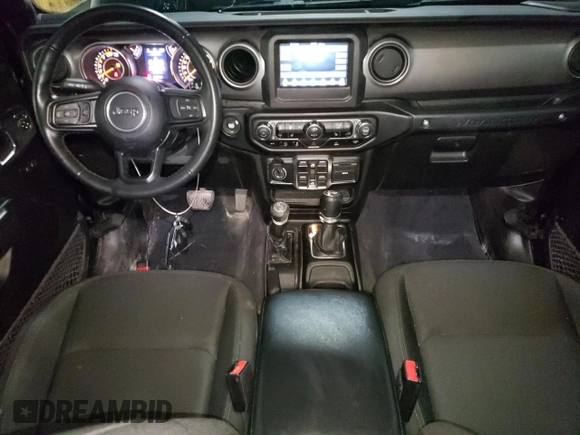 2022 Jeep Wrangler Unlimited Sport with VIN 1C4HJXDN1NW131568, listed as a Copart auction lot 46067685 with 45,609 mi miles and Clean Title. Bid and sale history available at DreamBid. Image 8.