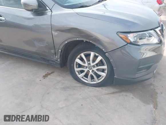 2017 Nissan Rogue S with VIN KNMAT2MT3HP519624, listed as a IAAI auction lot 42178427 with 128,387 mi miles and . Bid and sale history available at DreamBid. Image 6.