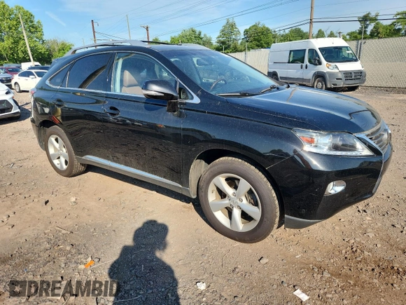 2015 Lexus RX 350 with VIN JTJBK1BA3F2470127, listed as a Copart auction lot 62410605 with 89,277 mi miles and Salvage title. Bid and sale history available at DreamBid. Image 4.