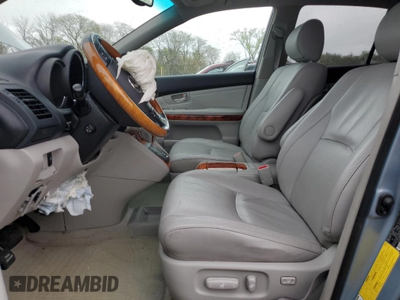 2005 Lexus RX 330 z VIN 2T2HA31U65C056567, wystawiony jako Copart lot #55402125 z przebiegiem Nie podano mil oraz Szkoda całkowita • Salvage title. Historia ofert i sprzedaży dostępna na DreamBid. Obrazek 7.