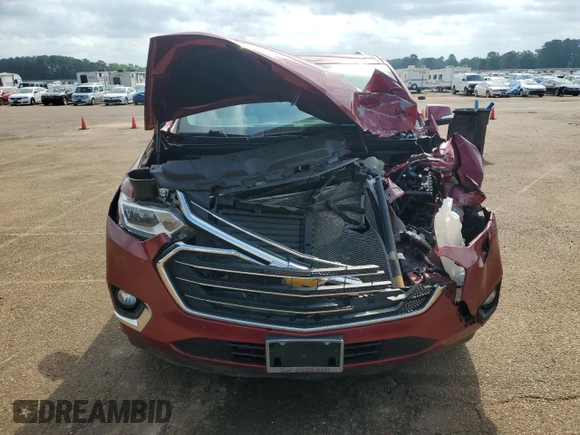 2019 Chevrolet Traverse Premier z VIN 1GNERKKW6KJ196586, wystawiony jako Copart lot #53233245 z przebiegiem Nie podano mil oraz Szkoda całkowita • Salvage title. Historia ofert i sprzedaży dostępna na DreamBid. Obrazek 12.