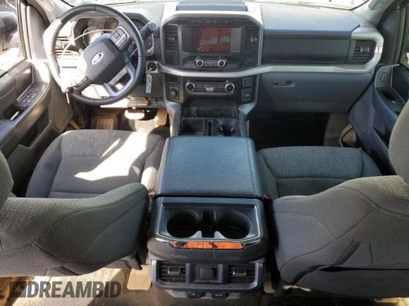 2023 Ford F-150 XL with VIN 1FTFW1E59PKE35312, listed as a Copart auction lot 86181444 with 19,849 mi miles and Salvage Title. Bid and sale history available at carsss.com. Image 8.