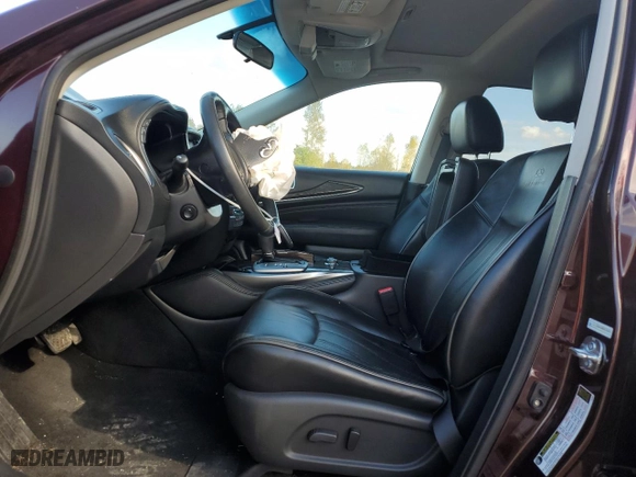 2013 Infiniti JX35 with VIN 5N1AL0MM8DC342675, listed as a Copart auction lot 75515044 with 124,913 mi miles and Salvage Title. Bid and sale history available at carsss.com. Image 7.