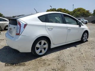 2013 Toyota Prius One with VIN JTDKN3DU1D5627145, listed as a Copart auction lot 62222195 with 197,656 mi miles and Salvage title. Bid and sale history available at DreamBid. Image 3.