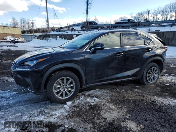 2021 Lexus NX with VIN JTJDARDZ4M2253115, listed as a Copart auction lot 45311665 with 53,574 mi miles and Salvage Title. Bid and sale history available at carsss.com. Image 1.