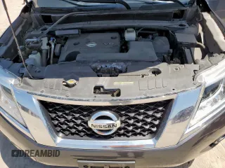 2014 Nissan Pathfinder S z VIN 5N1AR2MM3EC656875, wystawiony jako Copart lot #57664735 z przebiegiem 219 113 mil mil oraz Szkoda całkowita • Salvage title. Historia ofert i sprzedaży dostępna na DreamBid. Obrazek 12.